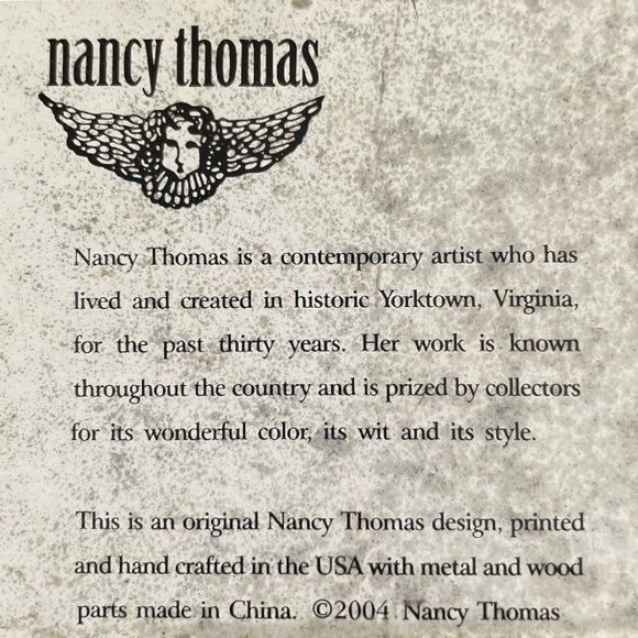 NANCY THOMAS➕RARE 2004 Retired Lab Wall Plaque - Picture 6 of 6